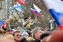 Март 2014 года. Митинг-концерт в Севастополе в поддержку независимости Крыма.